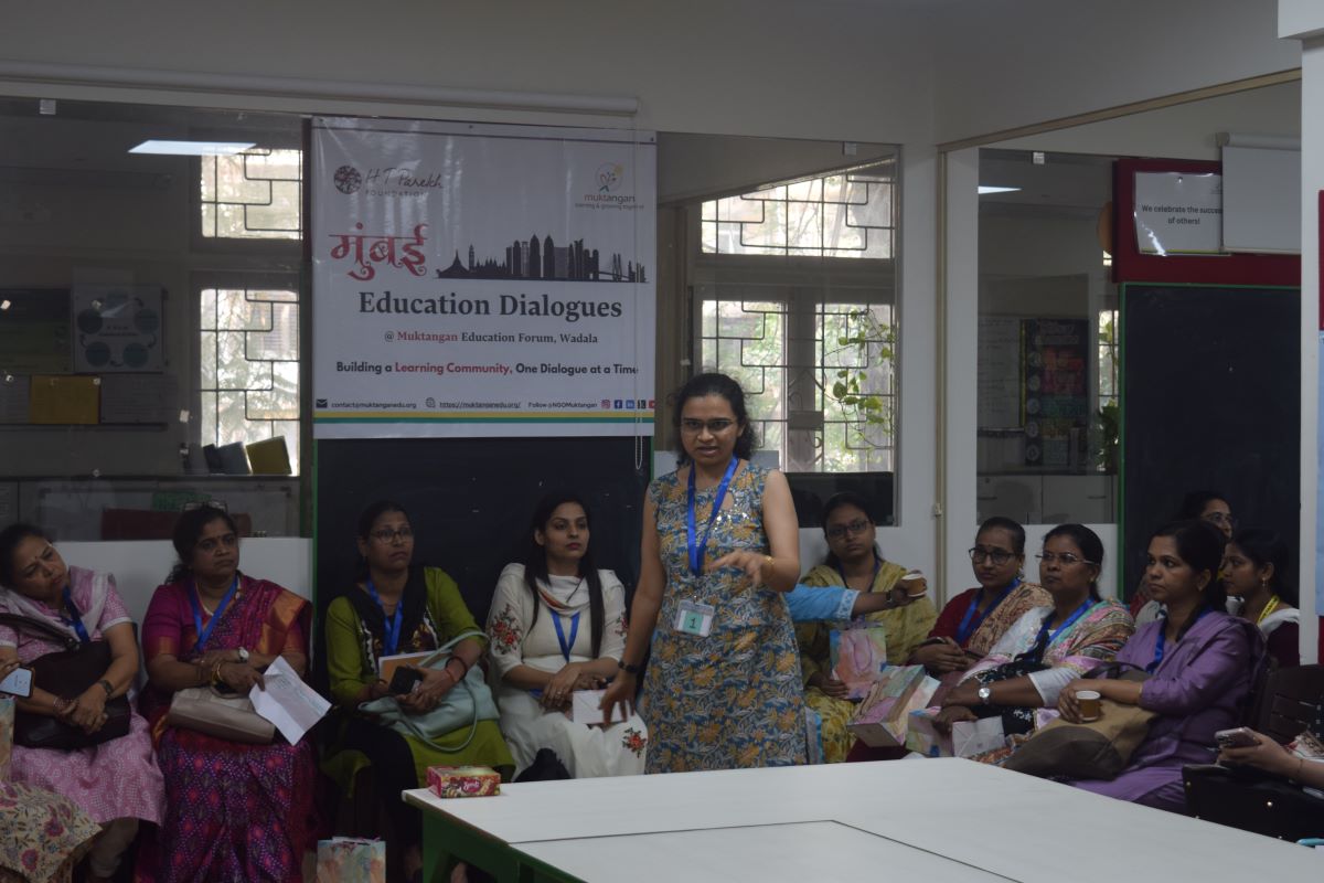 Panel discussion at a Mumbai Education Dialogues session